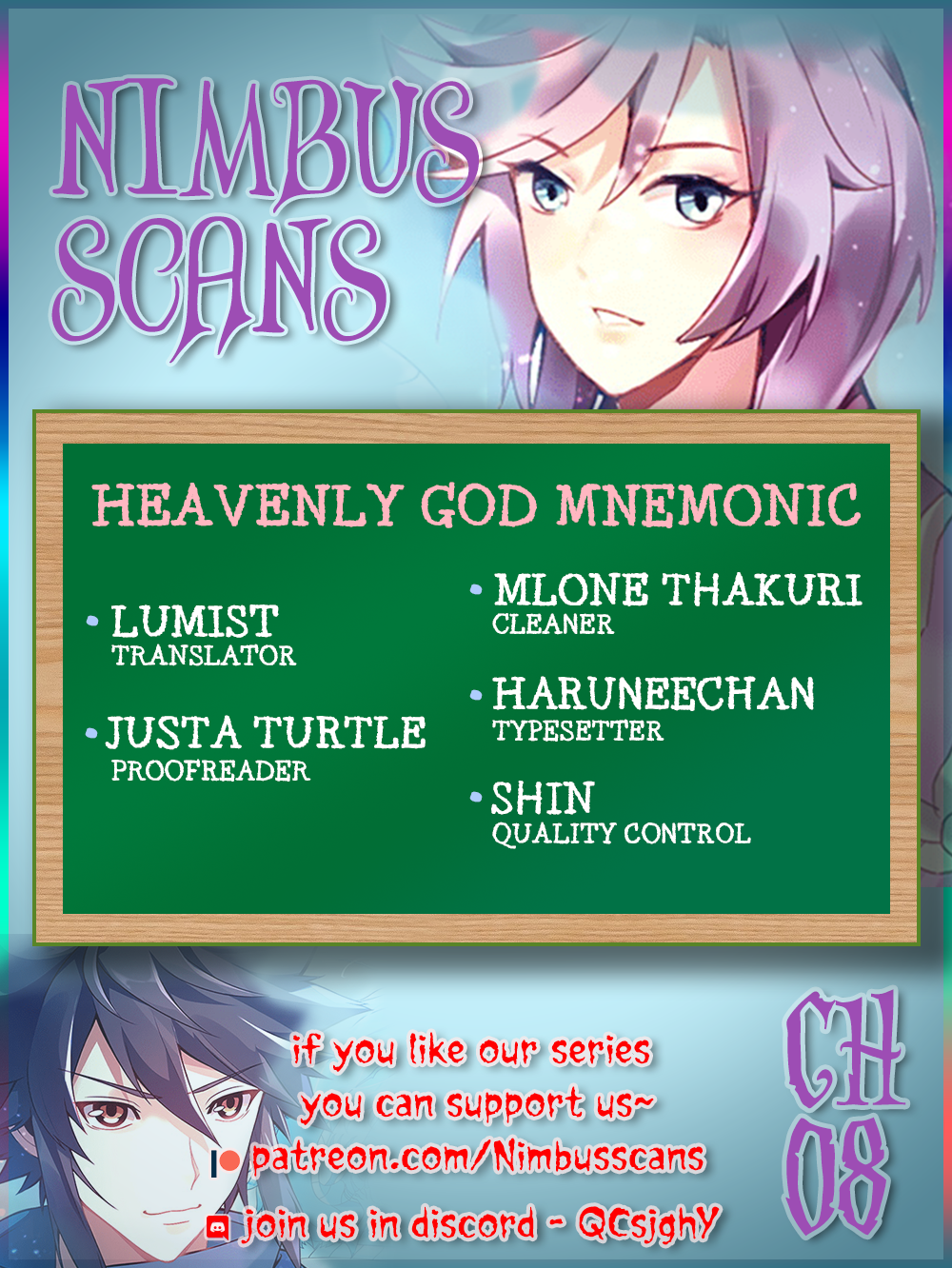 Heavenly God Mnemonic Chapter 8 1